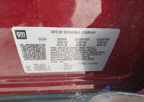 2024 Buick Encore Gx Preferred Fwd from USA, damaged, VIN KL4AMBSL4RB191302